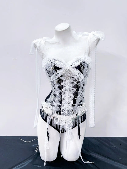 Skull top vintage tops gothic  tank tops  y2k tops y2k fashion  y2k crop top Punk Tank Tops Lace tops Cross Tops e girl clothes