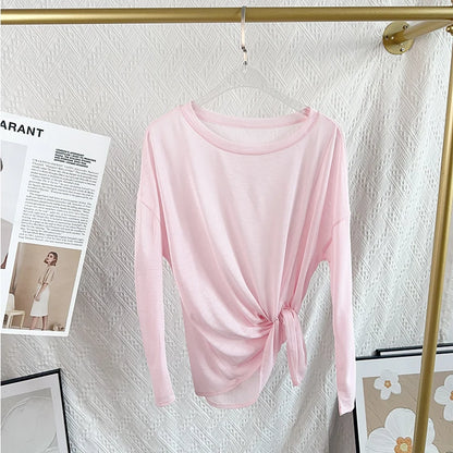 Women's Gym Clothing Summer Yoga Shirts & Blouses Fitness Sport Running T-shirt Female Short Sleeve Workout Tops Long Sleeve👚