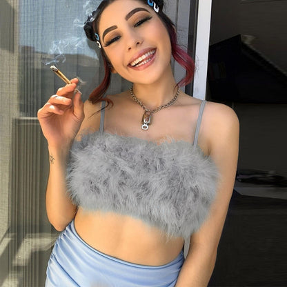 Hop Tops For Women Edgy Clothes Y2k Acceseeories Mini Camis Cute Pink Top Tube Sexy Streetwear Ropa Mujer Various Color Camison