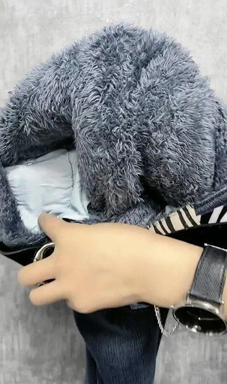 Fleece Jeans For Women Clothes Winter Warm Stretch Denim Harem Pant Loose Thickening Trousers Fall Pantalones De Mujer