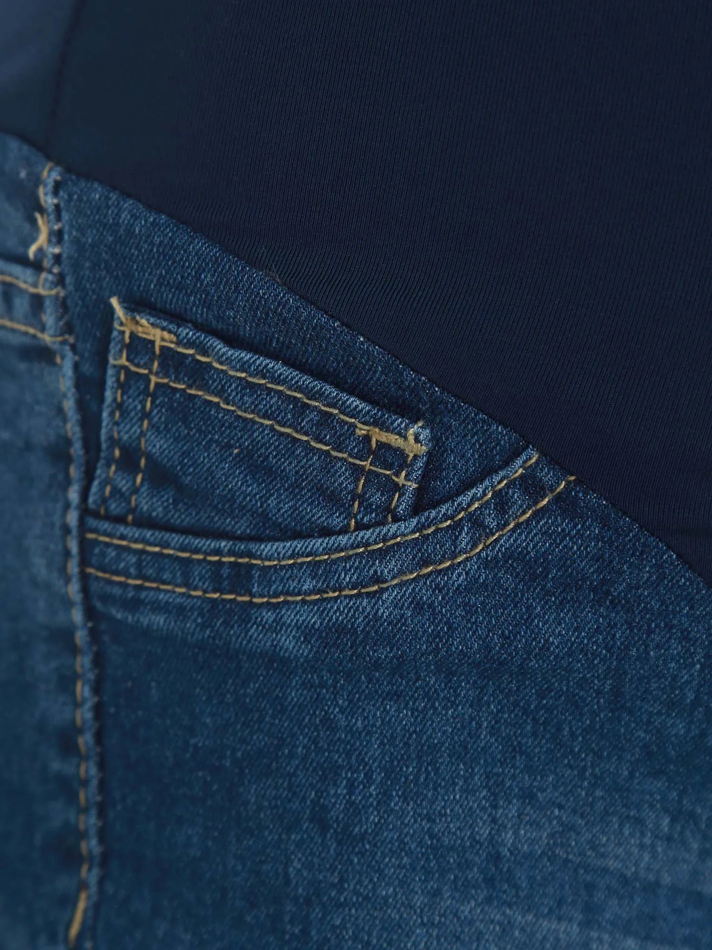 Pregnant Women High Waist Support Belly Jeans Maternity Hip Lifting Elastic Denim Pants Daily Work Wear Streetwear Loungewear