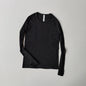 Yoga Clothes for Women, Sports Tops, Round Neck,, Seamless, Slim, Running Shirt Fitness Workout Long Sleeves Gym T shirt, Winter