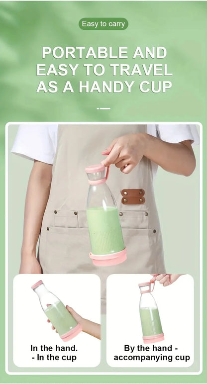 Electric Juicer Cup 6 Blades Blender Milkshake Machine USB Portable Fruit Milk Mixing Tool Mini Fresh Juice Blender Sport