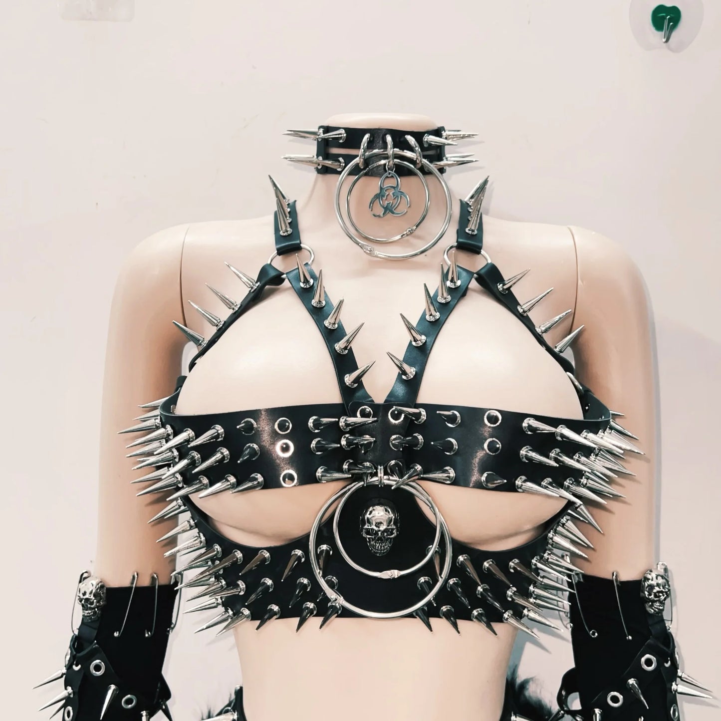 Skull top vintage tops Gothic Tank Tops Punk  Tops y2k clothes y2k crop top gothic clothes y2k top harajuku Tank Tops rivet Tops