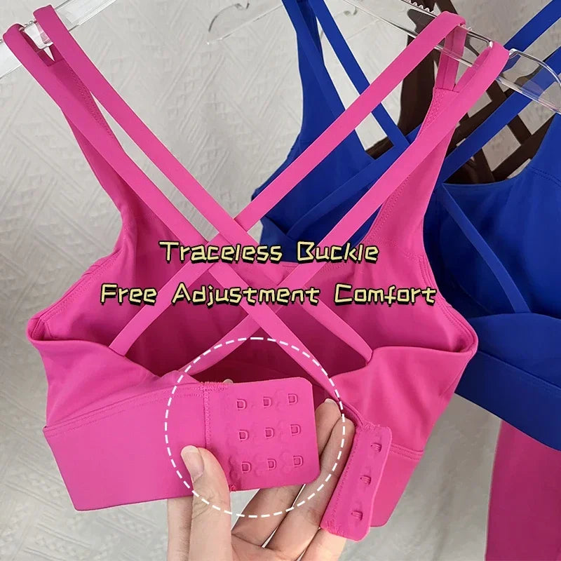 2 Piece Yoga Clothes Women's AthleticWear Gymwear Workout Clothes Gym Crop Top High Waist Legging Fitness Bra Set Sports Suits👚