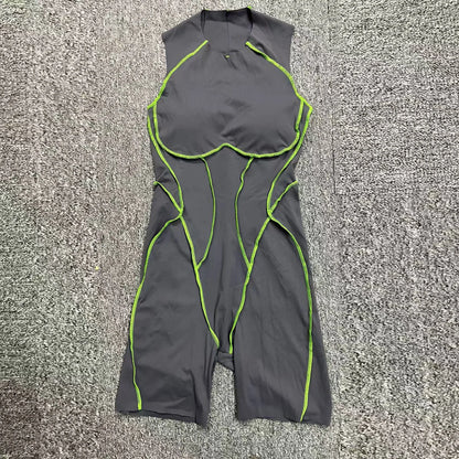 Yoga Clothes Set Workout Jumpsuits Sports Outfits Fitness Sportswear Women Tracksuit Push Up Rompers Gym Bodysuits Athletic Wear