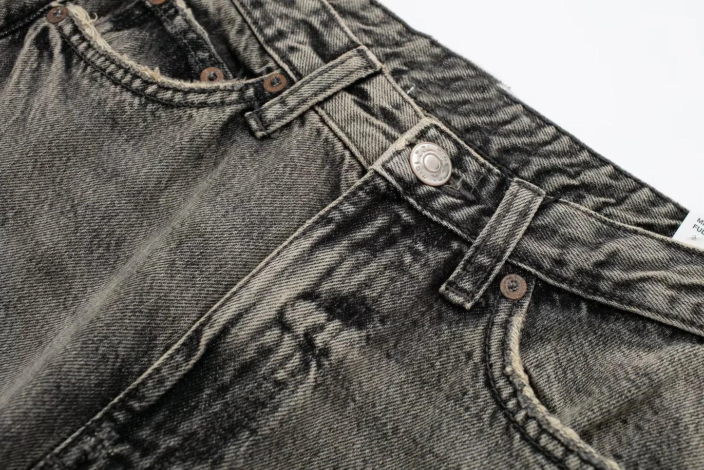 HH Jeans For Women 2023 Worn In All Seasons Denim 4 Colors Long Trousers Female Cool High Street Women's Wide Leg Pants