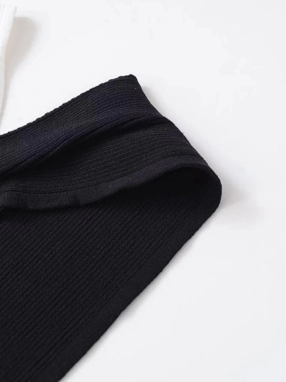 Women New Halter Tops Fashion Metal Decoration Crop Top Woman Sleeveless Knitted Short Tops For Women Sexy Party Top