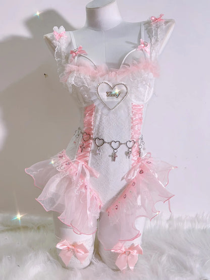 LolitaTank Tops Kawaii  Tank Tops y2k top y2k accessories harajuku  Tops y2k clothes y2k crop top cute tops  Pink Tops laceTops