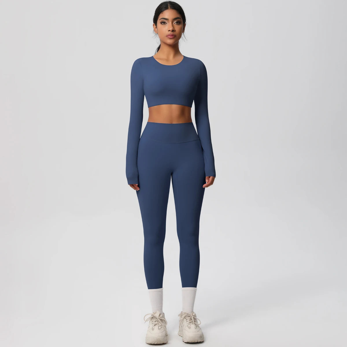 Yoga Suit Sports Set Gym Push Up Shockproof High Intensity Pilates Clothes Women Breathable Quick Drying Women's Yoga Pants