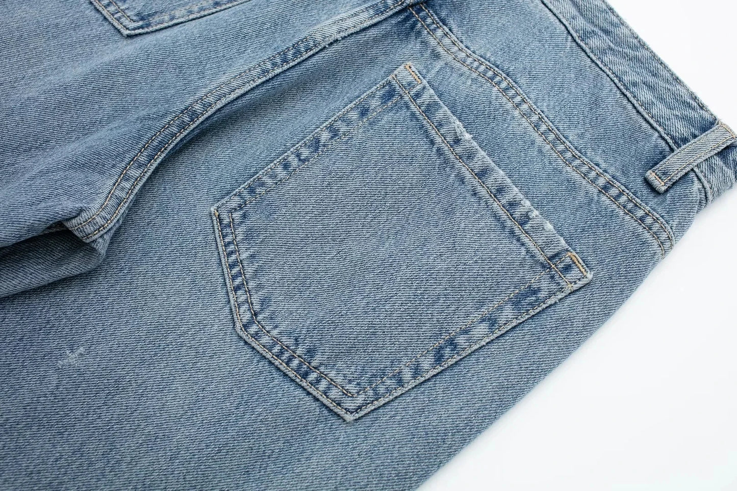 HH Jeans For Women 2023 Worn In All Seasons Denim 4 Colors Long Trousers Female Cool High Street Women's Wide Leg Pants