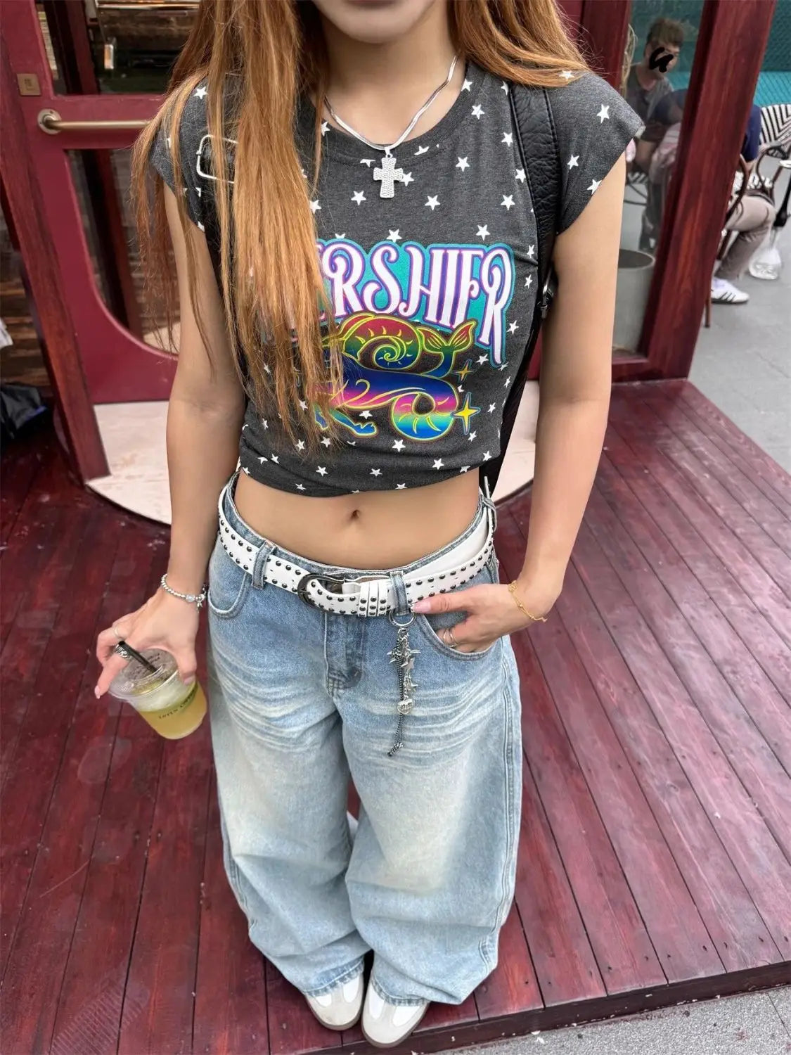 Baggy Jeans Women's Clothing Street Hip Hop Vintage High Waisted Jeans Wide Leg Casual Blue Jeans for Women Pants