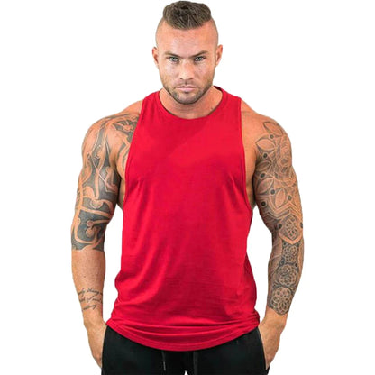 Gym Clothes for Men Undershirt Sleeveless Sweatshirt Clothing Stringer Brand Fitness Shirt Workout Vest Sportswear Top Singlets