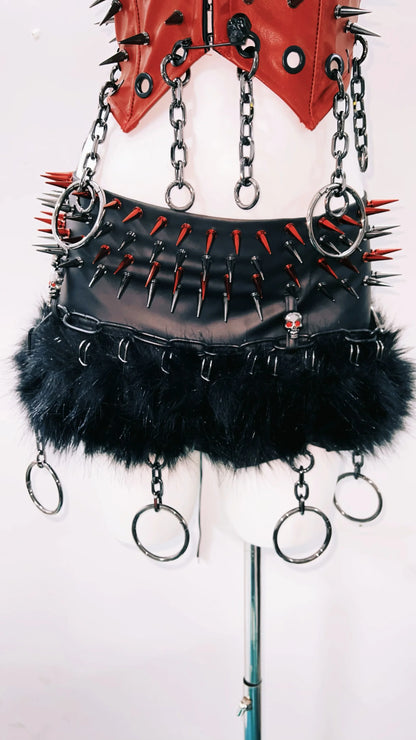 Gothic Tank Tops Punk Tank Tops halter topy2k clothes y2k crop top gothic clothes y2k top rivetTank Tops Skull top vintage tops