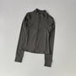 Outdoor Sports Long Sleeved Women Slim Yoga Clothes Quick Dry Zipper Cardigan Stand Up Collar Jacket Running Fitness Jacket Top