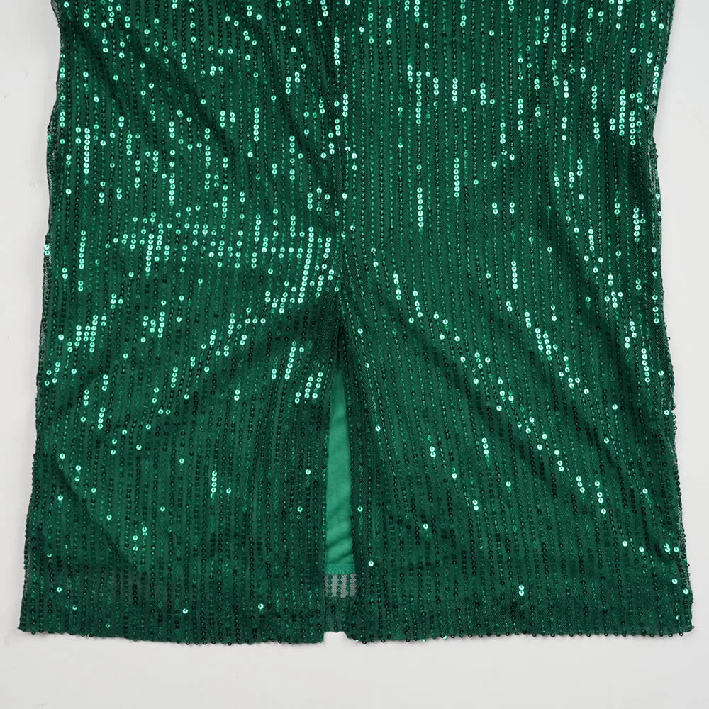 2026 New Plus Size European African Evening Dress Turkish Sequin Ruffle Long Dress Women Elegant Wedding Party Gown