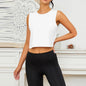 Sports Shirt Vest Loose Seamless Breathable Quick Drying Top Gym Running Fitness Yoga Clothing Lightweight Tops For Women