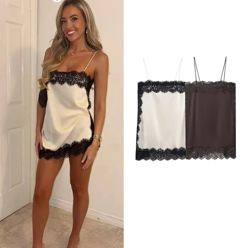 Women's Tops Spring 2026 New Blouses Fashion Tube Top Slim Sling Lace Camis Tops Women Summer Street Travel Holiday Youth Blouse