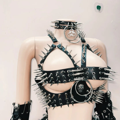 Skull top vintage tops Gothic Tank Tops Punk  Tops y2k clothes y2k crop top gothic clothes y2k top harajuku Tank Tops rivet Tops