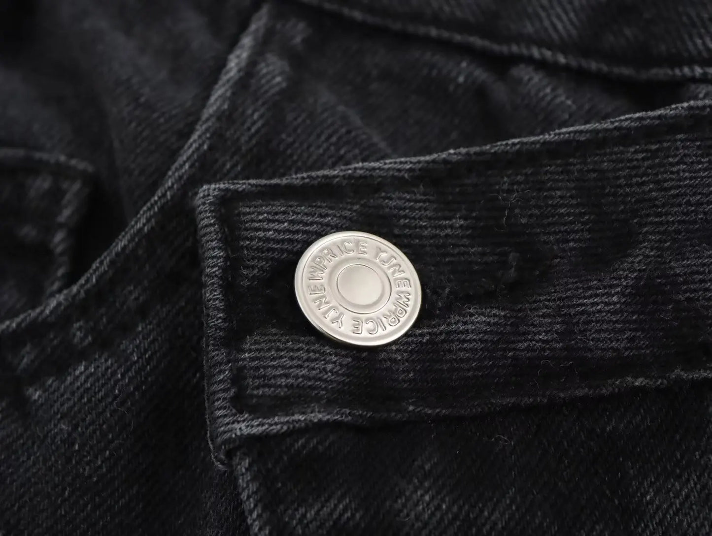 2025 Fashion Women Slanted Placket Blue Jeans Female Wide Leg Pants Long Pants High Street Ripped Jeans Versatile Retro