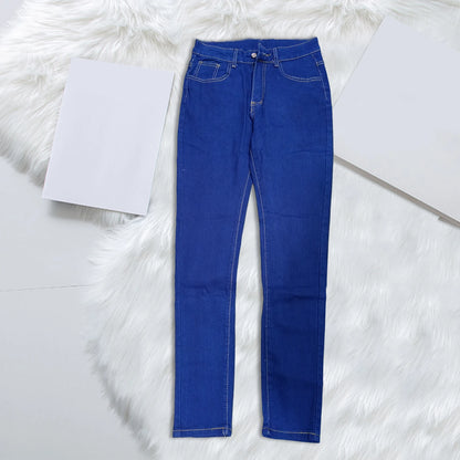 Women High Waist Jeans 2024 Spring Summer Skinny Casual Office Lady Slim Lifting Butt Denim Pencil Pants Female Elastic Trousers