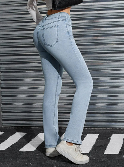2025 New Style Women Skinny Stretch Pencil Jeans Vintage  High Waist Denim Pants Spring Fall Korean Fashion Casual Kot Pantolon