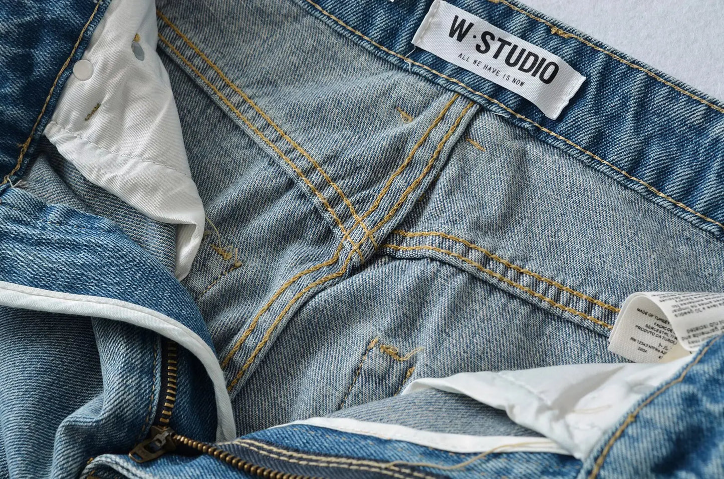 Women's Destroyed Jeans 2025 Spring Summer High Waist Loose Leg Floor-Length Distressed Denim Vintage Daily Staple