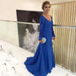 Gold Purple Mother Of The Bride Dresses Mermaid Long Sleeves Applique V Neck Wedding Formal Party Mother Evening Dresses New
