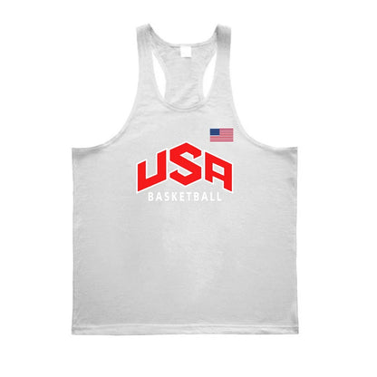 Mens Basketball Training Clothing Bodybuilding Workout Tank Tops Cotton Breathable Sport T-shirt Gym Fitness Running Singlets