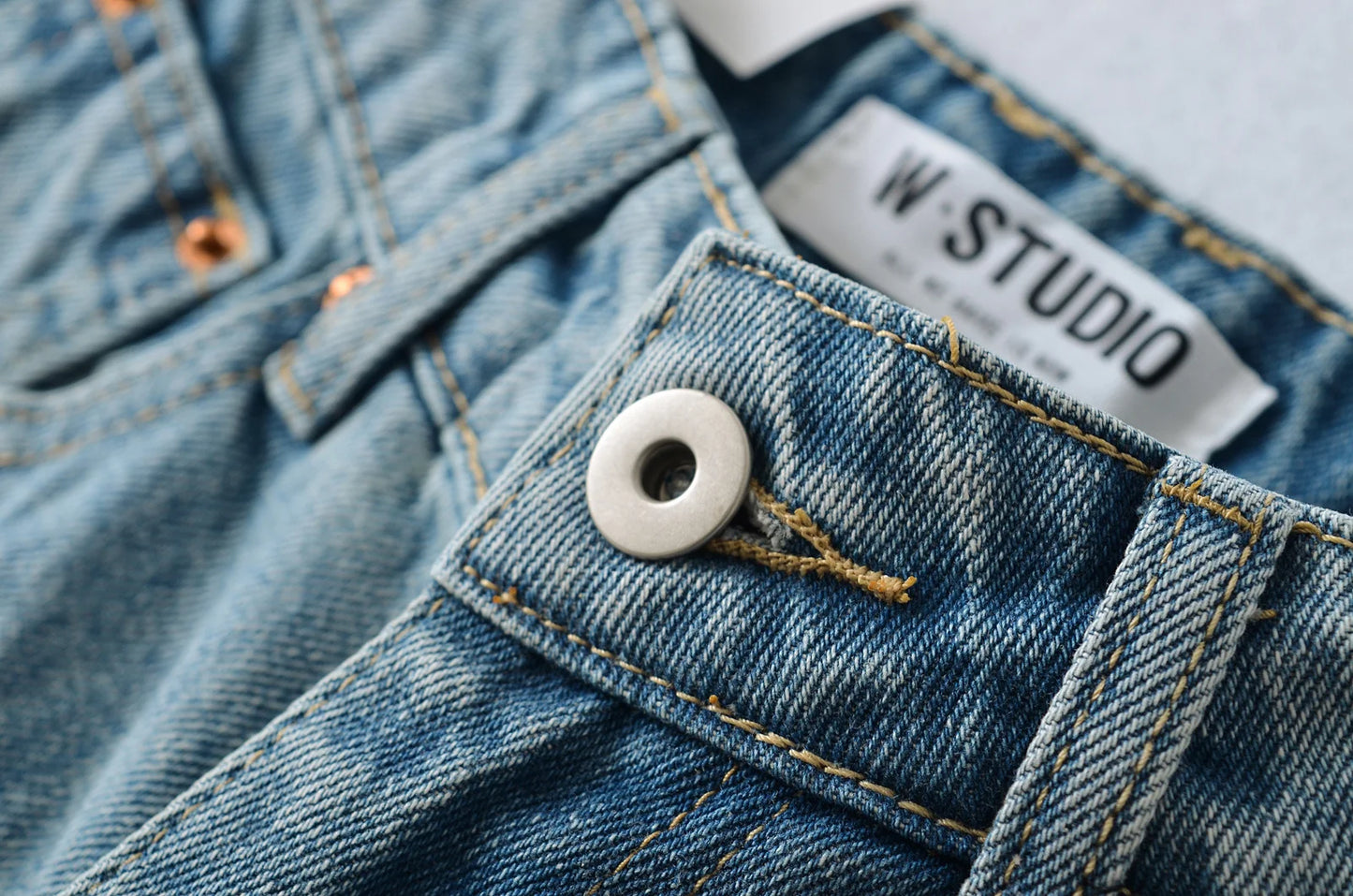 Women's Destroyed Jeans 2025 Spring Summer High Waist Loose Leg Floor-Length Distressed Denim Vintage Daily Staple