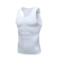 Men's Gyms Clothing Sports Fitness Tank Top Quick Dry Vest Workout Running Sportswear Tops Round Neck Sports Shirt