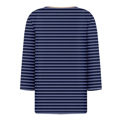 Tops For Women Women'S T Shirt Tee Print Button 3/4 Sleeve Daily Weekend Fashion Basic V Neck Regular Top Ropa De Mujer New