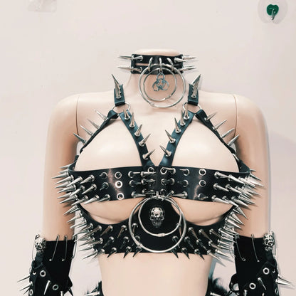 Skull top vintage tops Gothic Tank Tops Punk  Tops y2k clothes y2k crop top gothic clothes y2k top harajuku Tank Tops rivet Tops