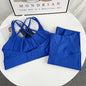 2 Piece Yoga Clothes Women's AthleticWear Gymwear Workout Clothes Gym Crop Top High Waist Legging Fitness Bra Set Sports Suits👚