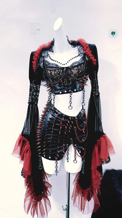 y2k fashion bustier topy2k crop tops gothic clothes Rivet Tank Tops Gothic Tank Tops Punk Tank Tops vintage tops y2k clothes