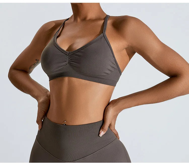 Gym Clothes Women 2 Pcs Yoga Set Breathable Sports Bra High Waist Leggings Women's Tracksuit Sportswear Fitness Suit Activewear