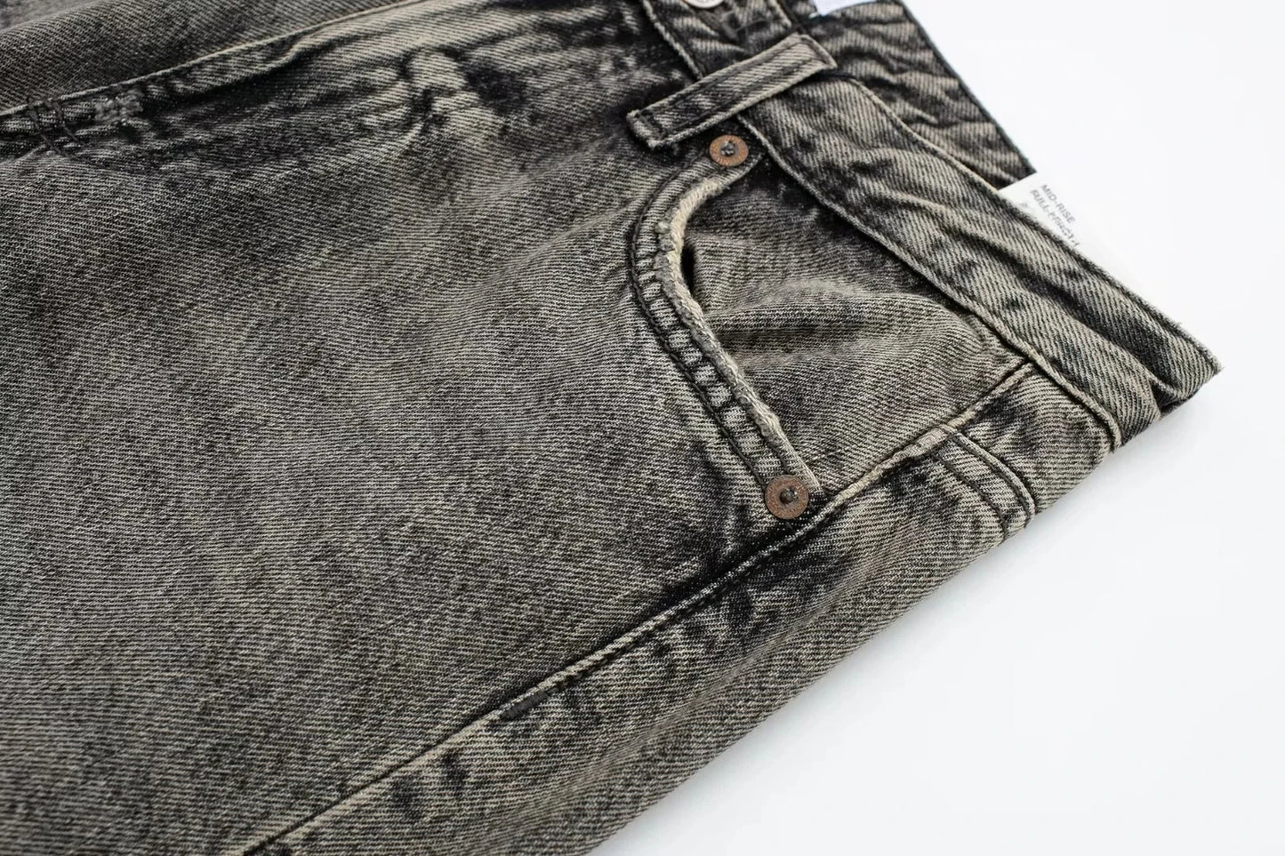 HH Jeans For Women 2023 Worn In All Seasons Denim 4 Colors Long Trousers Female Cool High Street Women's Wide Leg Pants