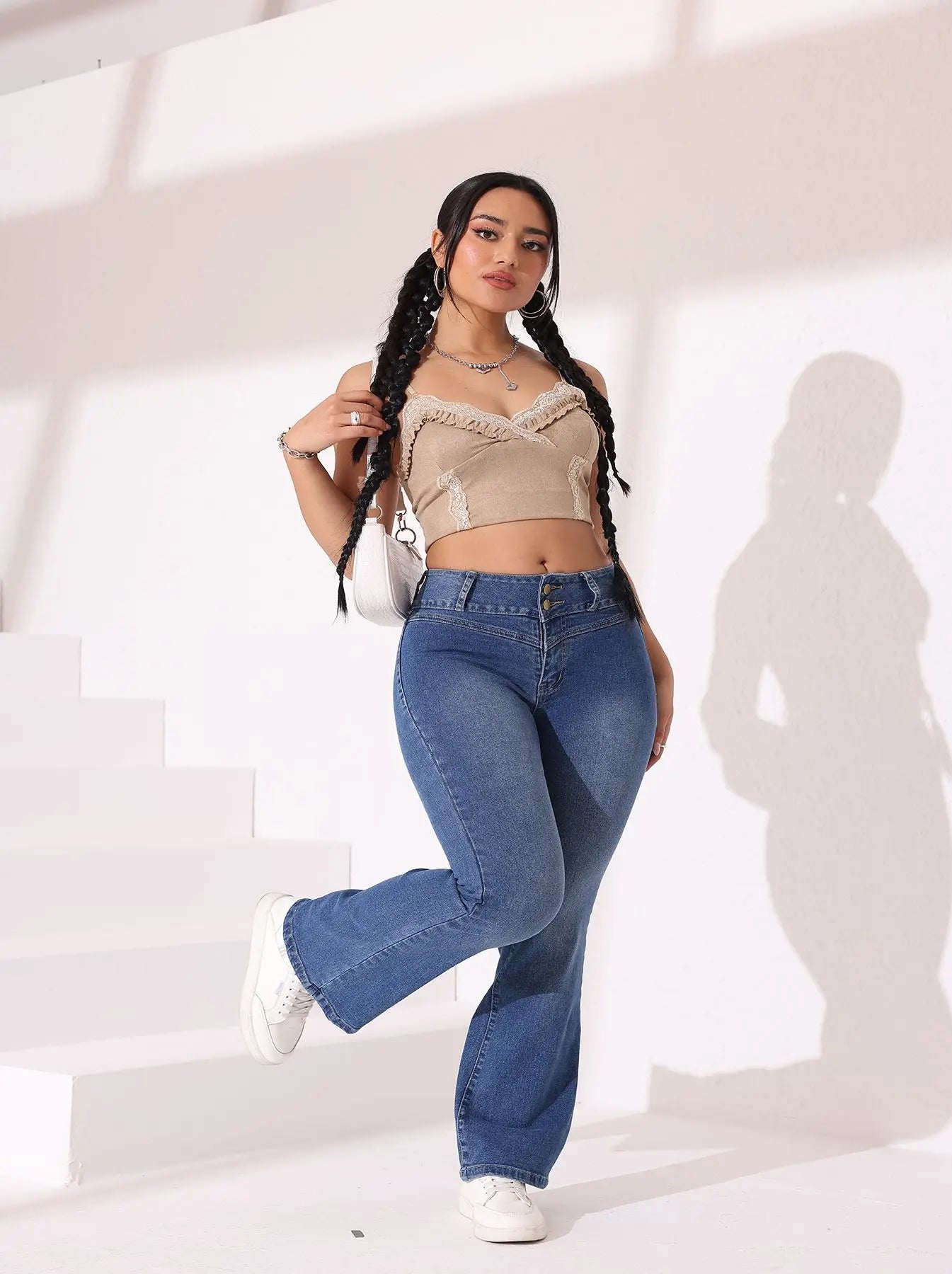 Women's Jeans Pants for Woman Shoujo Girl Style Y2k Baggy Jeans Ladies Harajuku Fashion Coquette Jean Clothing Flared Denim Pant