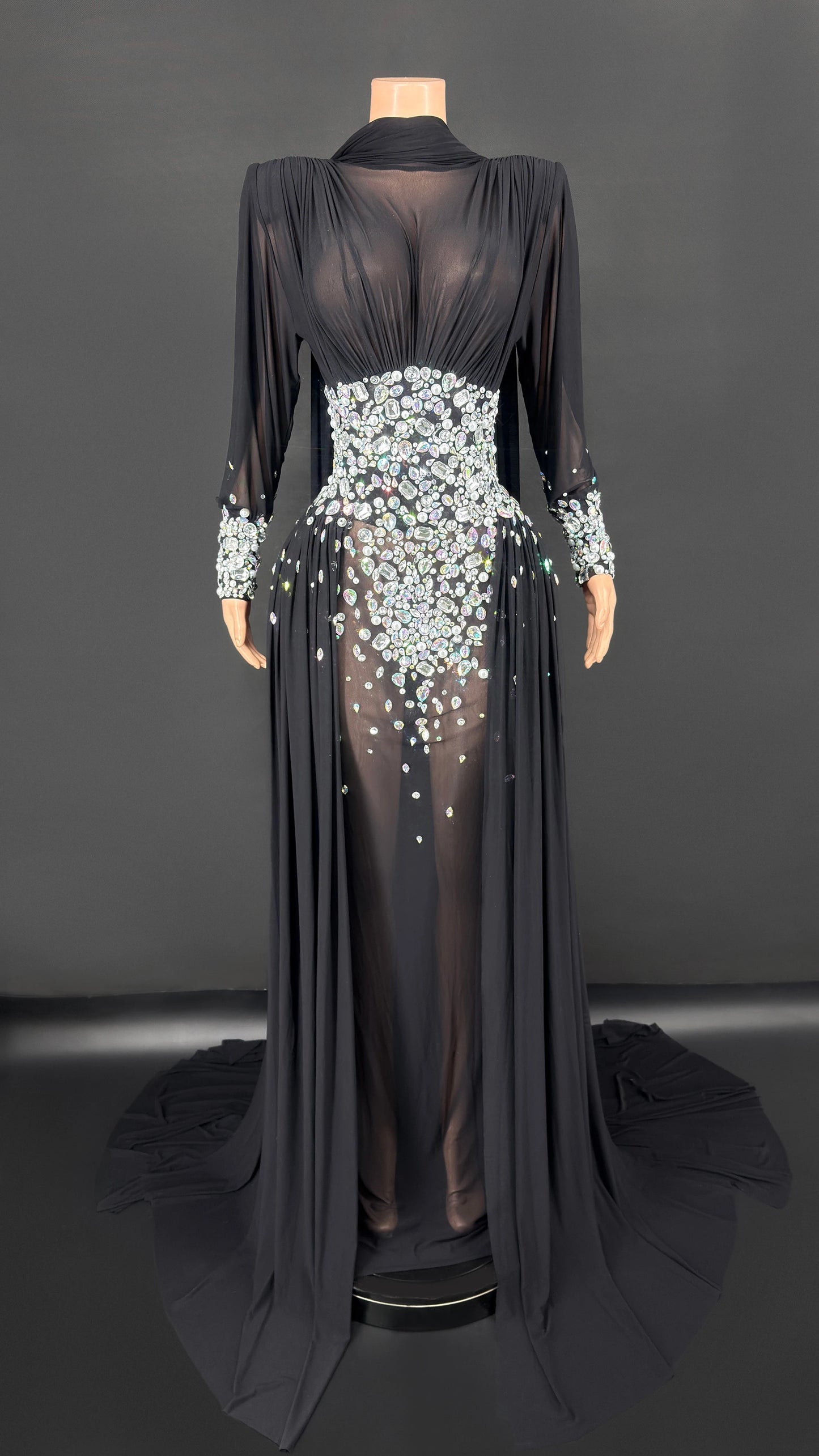 ZD Customized Prom Dresses 2025 One Shoulder Evening Dress Mother Gowns Long Sleeves Beads Crap Pleated Wedding Party Dresses