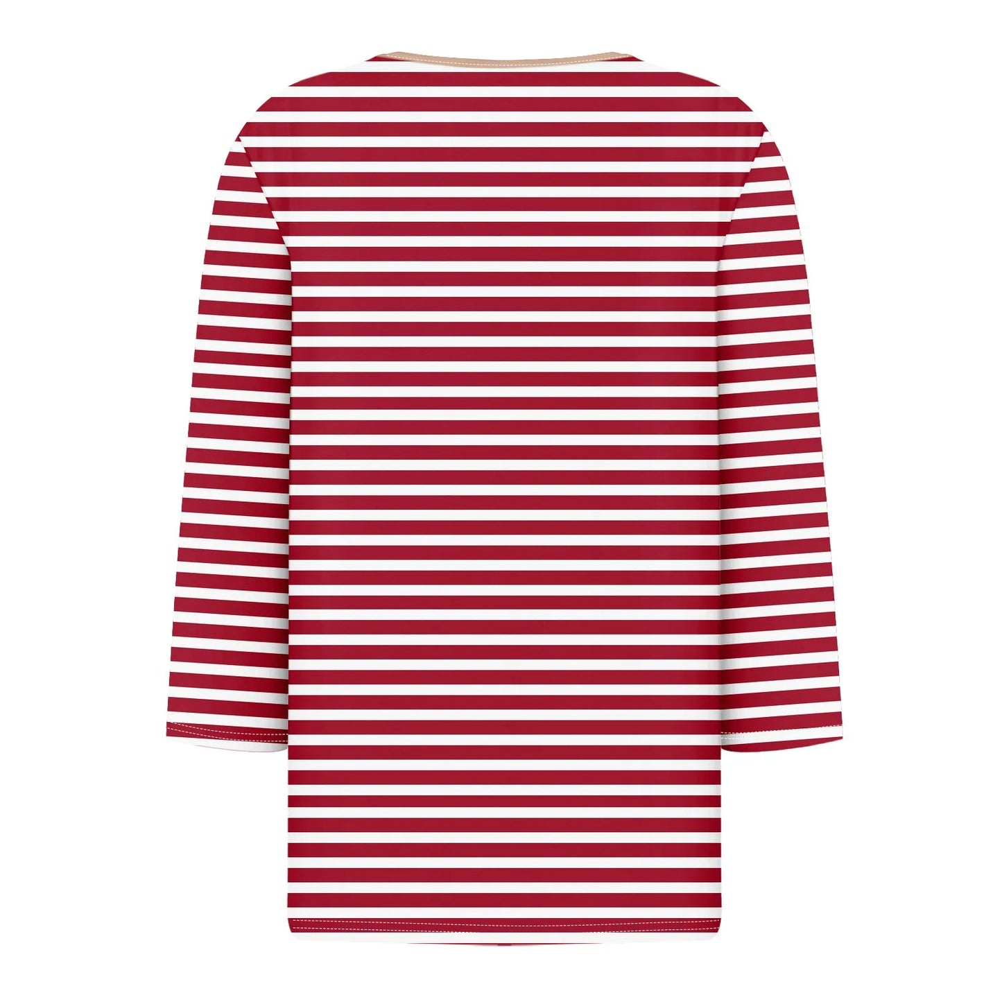 Tops For Women Women'S T Shirt Tee Print Button 3/4 Sleeve Daily Weekend Fashion Basic V Neck Regular Top Ropa De Mujer New