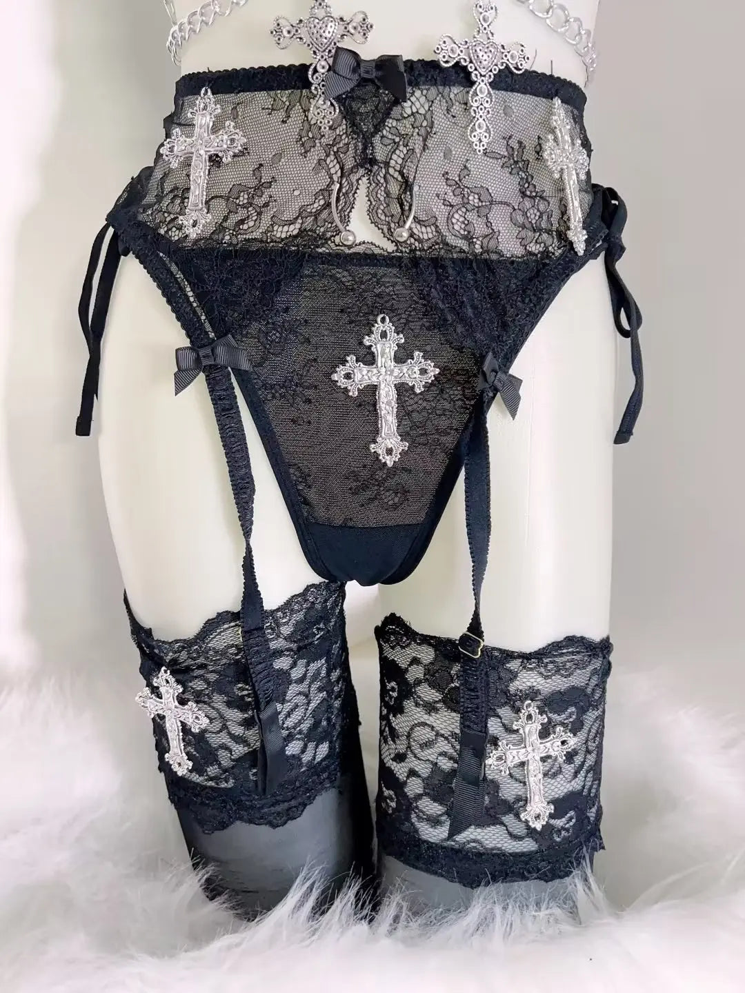 Lace Tank Tops Cross Tops LolitaTank Tops Kawaii Tank Tops Gothic Tank Tops y2k accessories harajuku fashion y2k crop top