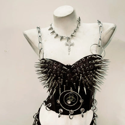 Rivets Tank Tops gothic clothes y2k crop top Cross Tops Gothic Tank Tops Punk Tank Tops Skull top vintage tops y2k fashion