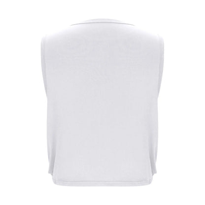 Women Sleeveless Yoga Tops Breathable Blouse Cover Up Gym Workout Cool T-Shirt Running Short Tank Crop Top Athletic Vest