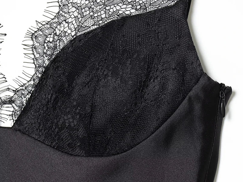 Women's Tops Fashion Lace Sexy Backless Sleeveless Tops Female Chic Tops