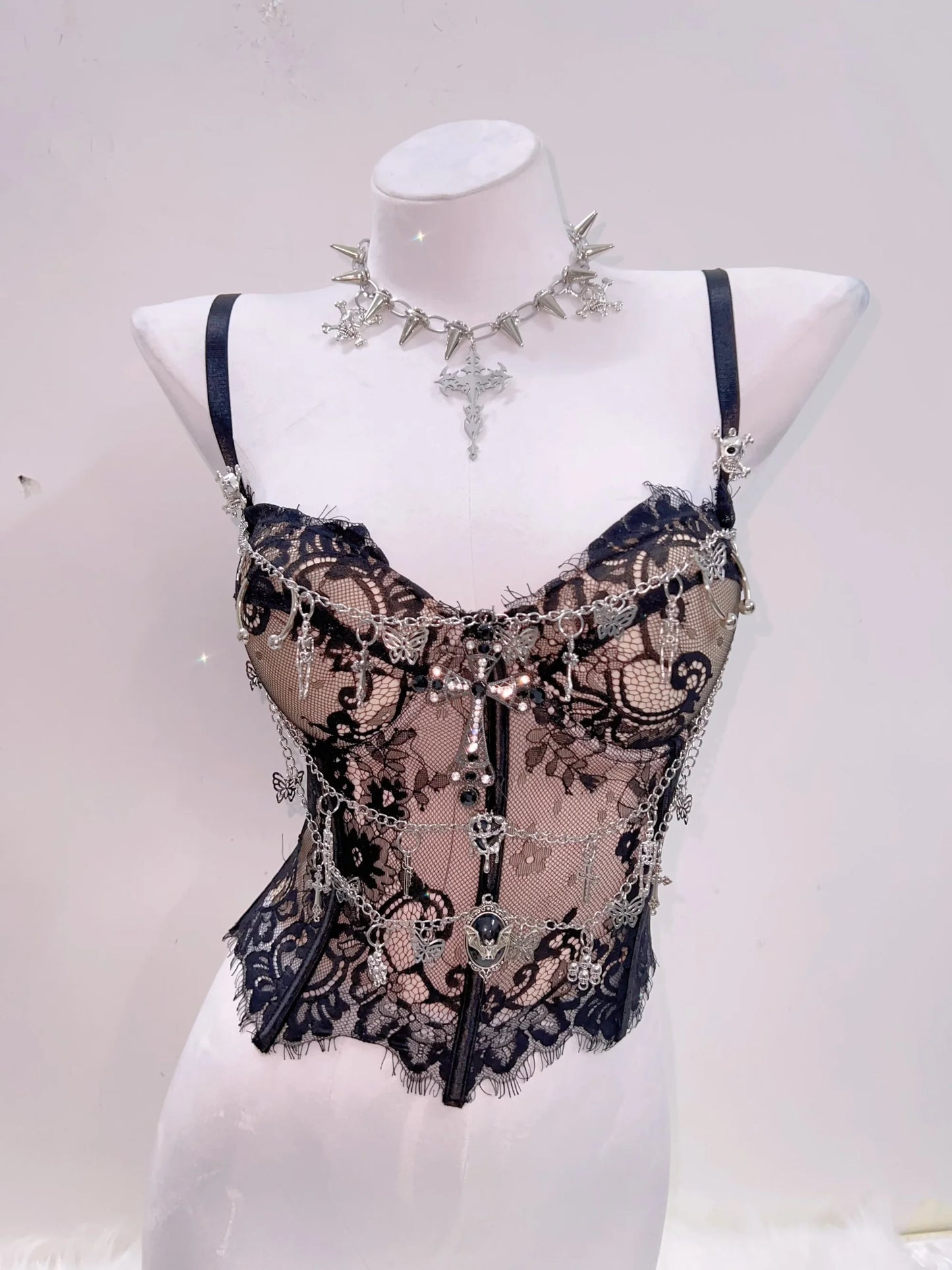 y2k Tops harajuku fashionPunk Tank Tops Cross Tank Tops y2k clothes y2k crop top gothic clothese girl clothes  Gothic Tank Tops