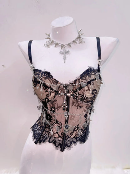 y2k Tops harajuku fashionPunk Tank Tops Cross Tank Tops y2k clothes y2k crop top gothic clothese girl clothes  Gothic Tank Tops