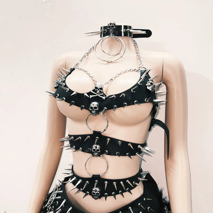 Gothic Tank Tops Punk Tank Tops rivet Tank Tops Skull  Tank Tops harajuku Tank Tops  gothic clothes y2k clothes  y2k fashion