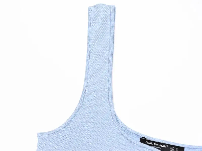 Tops Women's 2025 New Summer Knit Tops Fashion Elastic Slim Knit Elegant Holiday Young Women Tops Street Chic Student Camis Tops