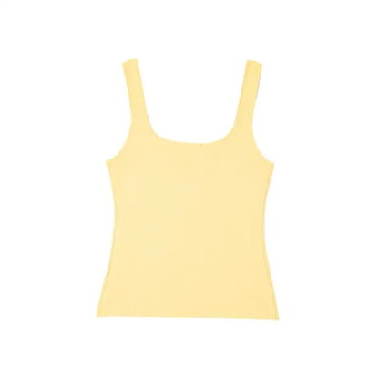 Tops Women's 2025 New Summer Knit Tops Fashion Elastic Slim Knit Elegant Holiday Young Women Tops Street Chic Student Camis Tops