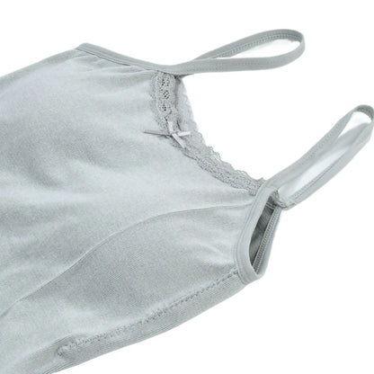 Women Padded Bra Tank Top Female Summer Crop Tops Girls Lace Slim Camisole Sexy Backless Vest With Built In Bra Y2k Streetwear